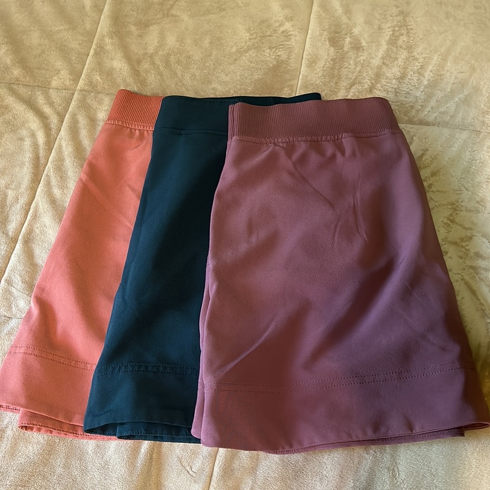Set of 3 “32-Degree” Cool Ladies Pull-On Skorts